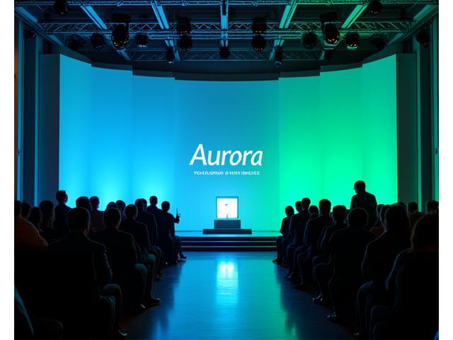 オーロラテック企業発表会 環境照明